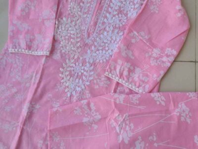 Two piece (Cotton fabric)Embroidery work